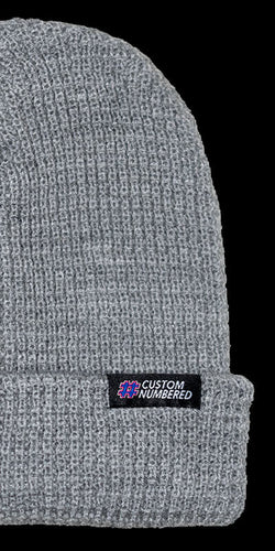 Custom Numbered Beanie