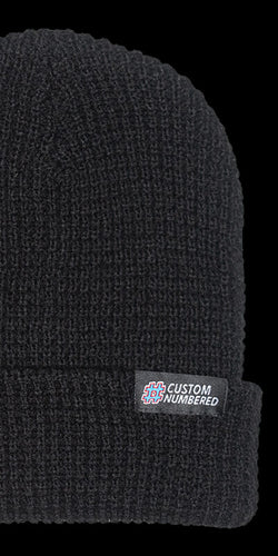 Custom Numbered Beanie