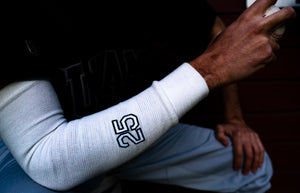 Custom Numbered Arm Sleeve - Cotton Medium / Black